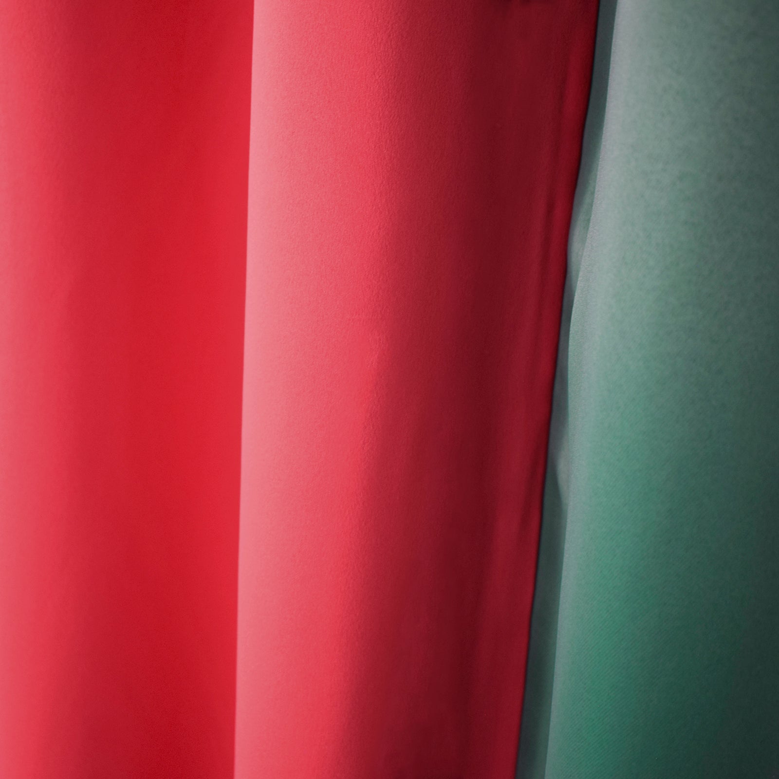 Red & Green Blackout Curtains