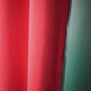 Red & Green Blackout Curtains