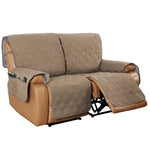 Easy-Going Loveseat Recliner Cover Reversible Couch Cover for Double/Three Recliner Quilted Material Waterproof