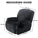 Elastic Velvet Armchair Cover Stretch Armchair Cover Rocking Sofa Slipcover