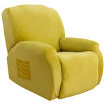 Elastic Velvet Armchair Cover Stretch Armchair Cover Rocking Sofa Slipcover