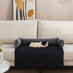 Crystal Velvet Pet Anti-slip Sofa Cushion With Pillow Pet Bed Cover Pet Pad Pet Blanket