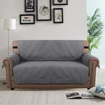 (2 seaters) water-resistant sofa cover, non-slip couch cover with elastic straps, armchair cover, soft quilted seat for dogs and pets