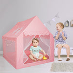 Princess Tent Kids Play Tent Fairy Tale Castle Portable Large Playhouse for Children Indoor and Outdoor Games Christmas Gift