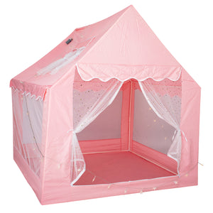 Princess Tent Kids Play Tent Fairy Tale Castle Portable Large Playhouse for Children Indoor and Outdoor Games Christmas Gift