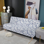 Slipcover Armless foldable sofa cover elastic washable fabric couch sofa bed furniture protector slipcover