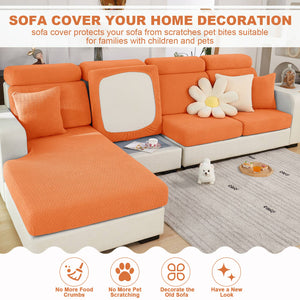 Universal Sofa Cover Stretch Wear-Resistant Couch Cover L Shape Sofa Slipcover