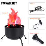 3D Artificial Flame Lamp Electronic LED Fake Fire Flame Hanging Halloween Campfire  for Christmas New Year Club Decor