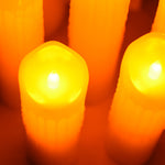 Flameless Candles Led Ivory Real Wax Battery Candles with Remote Timer for Exquisite Decor Outdoor Heat Resistant with Realistic Moving Wick Flames