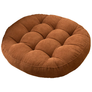 Round Solid Color Floor Pillow Cushion for Living Room Reading Meditation Yoga Sofa Balcony Outdoor Bed Office Car Decor