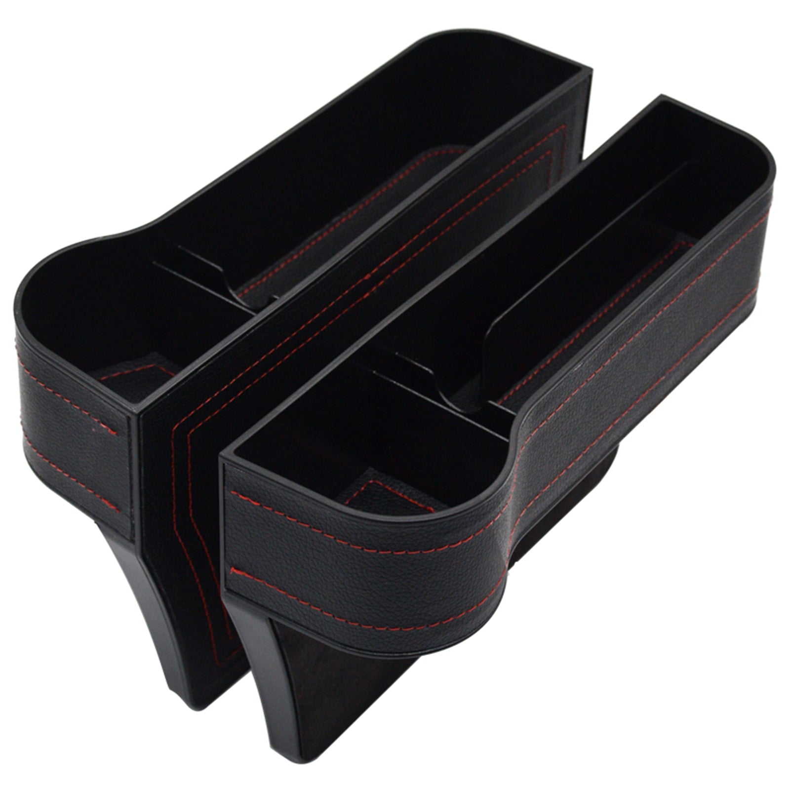 2 PCS Car Seat Gap Filler Organizer Console Side Pocket Car Cup Holder Multifunctional Auto Front Seat Storage