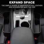 2 PCS Car Seat Gap Filler Organizer Console Side Pocket Car Cup Holder Multifunctional Auto Front Seat Storage