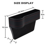 2 PCS Car Seat Gap Filler Organizer Console Side Pocket Car Cup Holder Multifunctional Auto Front Seat Storage