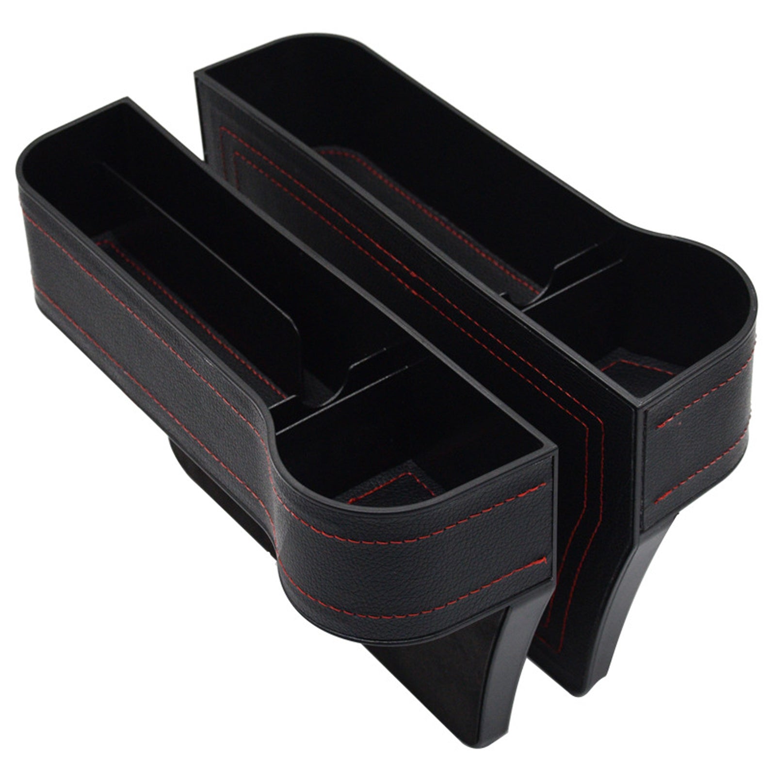 2 PCS Car Seat Gap Filler Organizer Console Side Pocket Car Cup Holder Multifunctional Auto Front Seat Storage