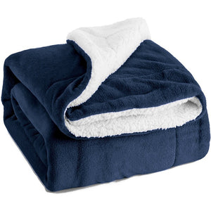 Throw Blanket Soft Fluffy Thick Blankets Microfiber Plush Blanket for Bed, Couch