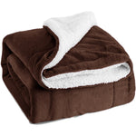 Throw Blanket Soft Fluffy Thick Blankets Microfiber Plush Blanket for Bed, Couch