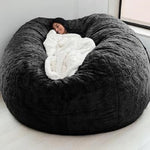 Bean Bag Chair Cover Chair Cushion, Multifunctional Bean Bag Chair, Soft And Comfortable Bean Bag Cover, Living Room Bedroom Furniture (Cover Only, No Filler)