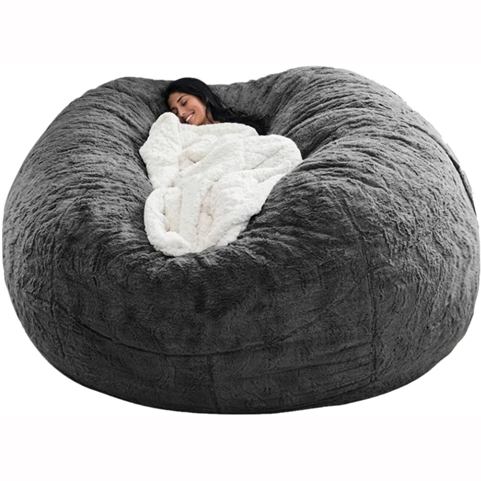 Bean Bag Chair Cover Chair Cushion, Multifunctional Bean Bag Chair, Soft And Comfortable Bean Bag Cover, Living Room Bedroom Furniture (Cover Only, No Filler)