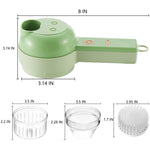 4 in 1 Hand Electric Vegetable Slicer Set, Vegetable cutter, Garlic Slicer, Onion Slicer, Electric Food Slicer, Mini Food Slicer and Chopper