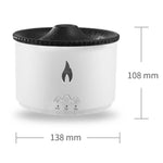 Flame Light LED Humidifier Aroma Fragrance Oil Diffuser– Volcanic Mist Creative Gifts for Home, Office