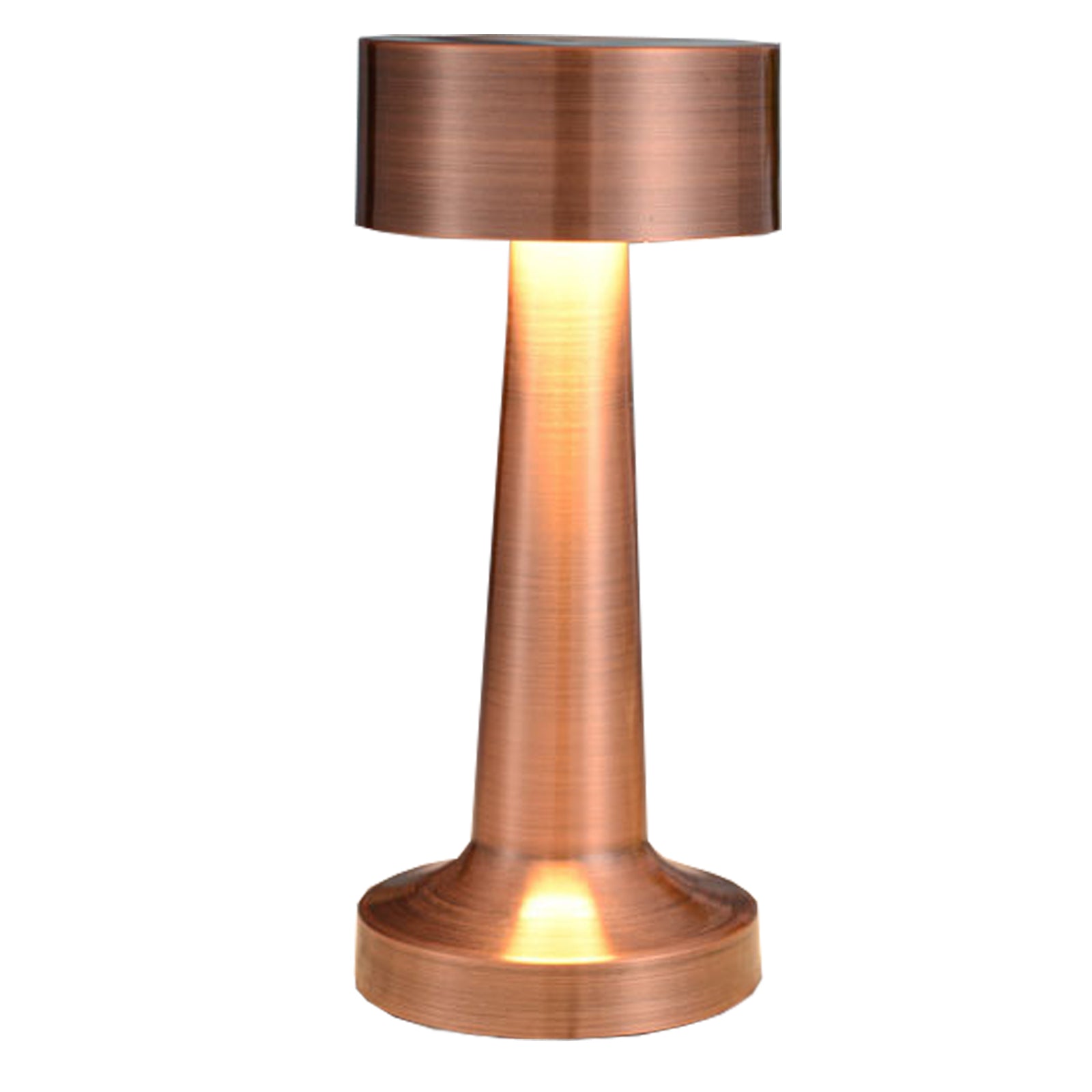 Dumbbells Modern Table Lamp, Metal Bedside Lamp, USB Charging Bedside Lamp, with 3 Brightness Levels for Bedroom, Restaurant Reading Bar Coffee Shop