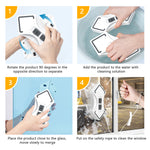 Double Sided Magnetic Window Cleaner Cleaning Tool with Safety Rope
