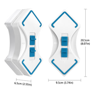 Double Sided Magnetic Window Cleaner Cleaning Tool with Safety Rope