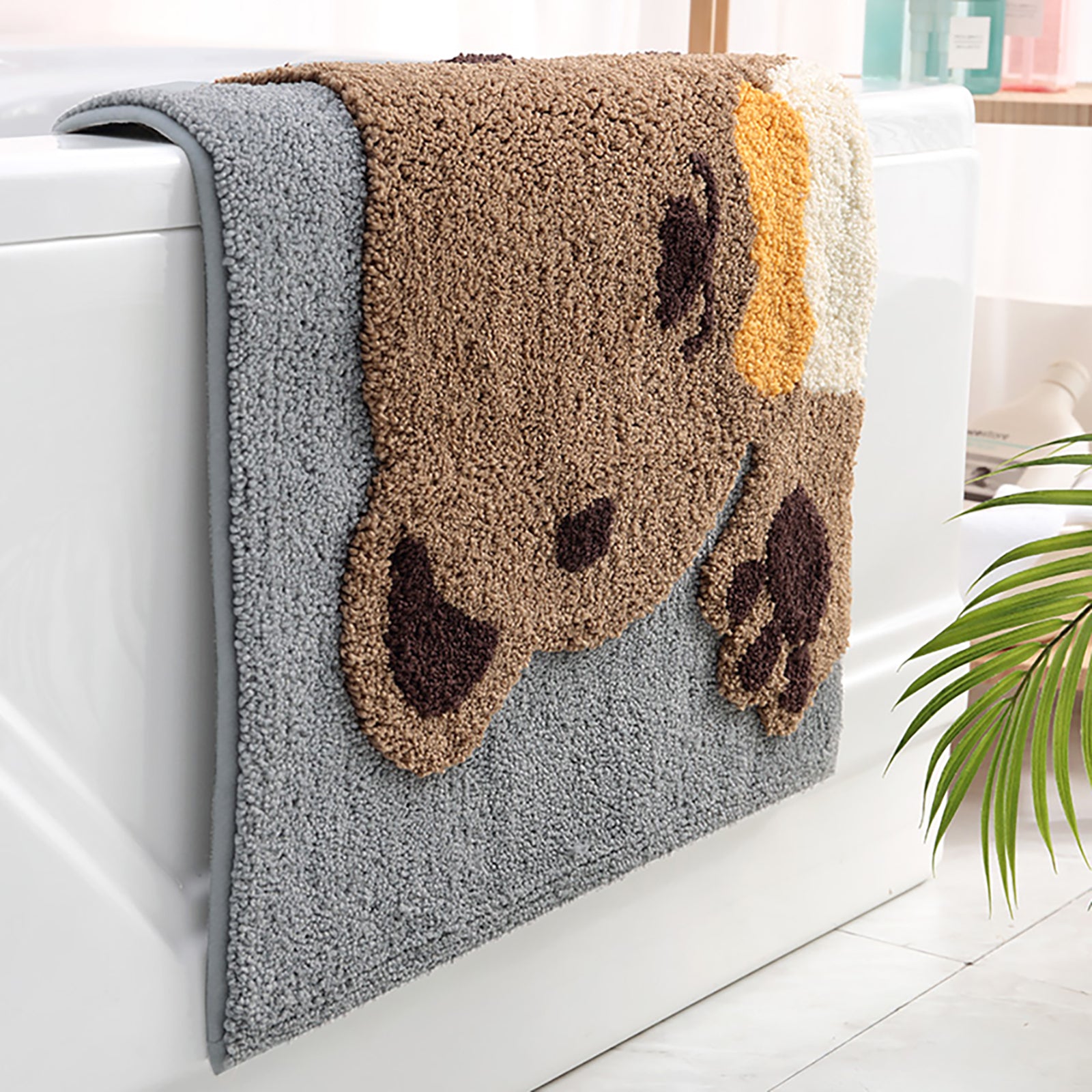 Bathroom Rug Mat Non Slip Ultra Soft and Water Porch Door Mats Absorbent Bedroom Floor Mats