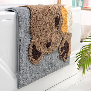 Bathroom Rug Mat Non Slip Ultra Soft and Water Porch Door Mats Absorbent Bedroom Floor Mats