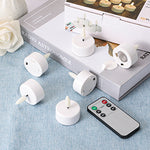 12 PCS Tea Lights with Remote Control Realistic Bright Flameless LED for Outdoor Table Party Decoration Celebration