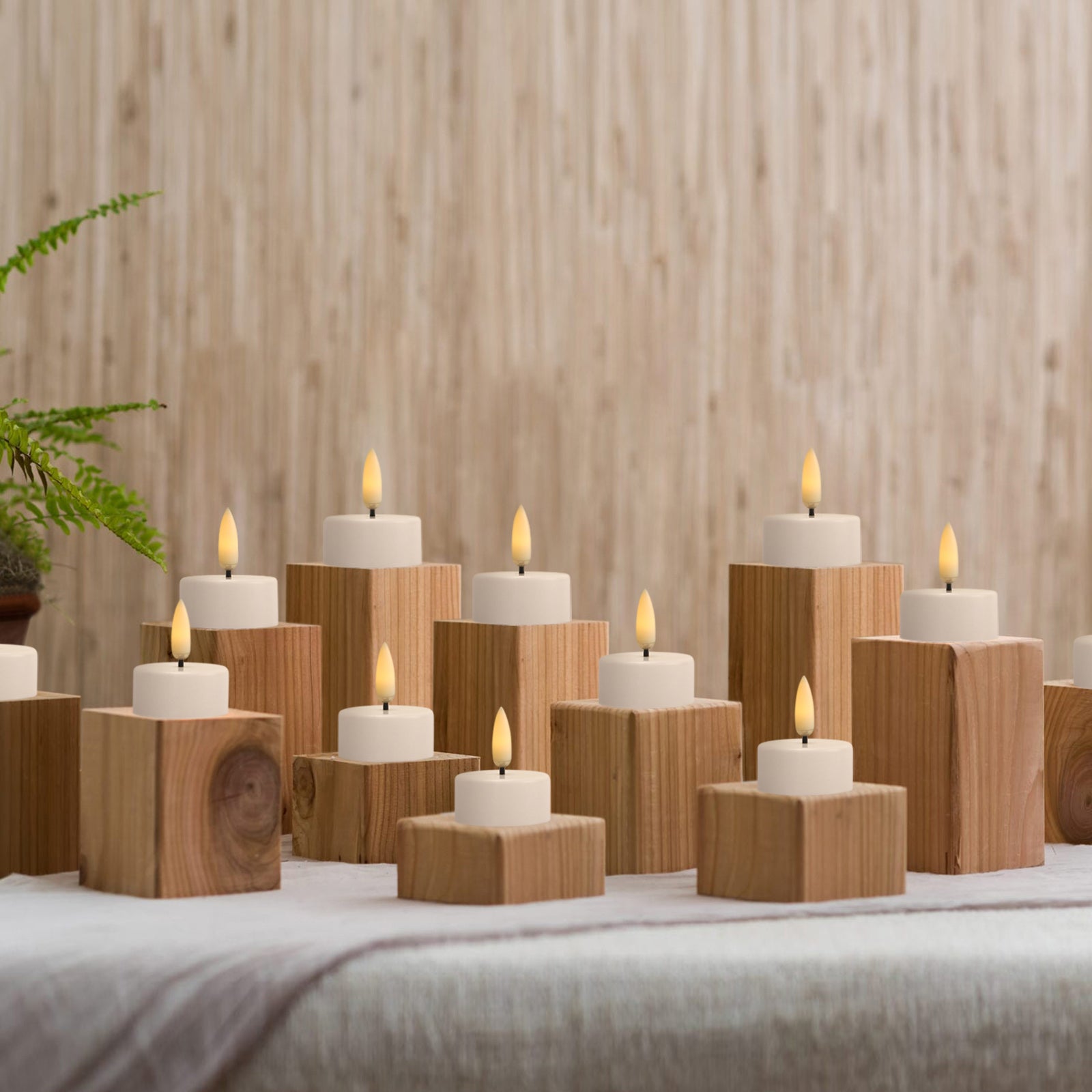 12 PCS Tea Lights with Remote Control Realistic Bright Flameless LED for Outdoor Table Party Decoration Celebration