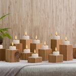 12 PCS Tea Lights with Remote Control Realistic Bright Flameless LED for Outdoor Table Party Decoration Celebration
