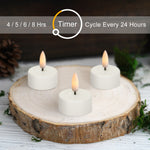 12 PCS Tea Lights with Remote Control Realistic Bright Flameless LED for Outdoor Table Party Decoration Celebration
