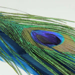 12" Peacock Christmas Ornaments Bird with Feather Tail Clip-On for Christmas Tree Decorations Garden Yard 2/4/6 PCS