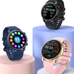1.32'' Smart Watch Heart Rate Blood Pressure Tracker with Music Control Multiple Sports Modes