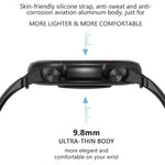 1.32'' Smart Watch Heart Rate Blood Pressure Tracker with Music Control Multiple Sports Modes