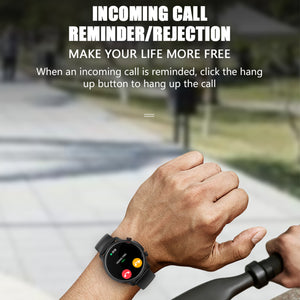 1.32'' Smart Watch Heart Rate Blood Pressure Tracker with Music Control Multiple Sports Modes