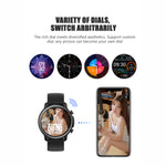1.32'' Smart Watch Heart Rate Blood Pressure Tracker with Music Control Multiple Sports Modes