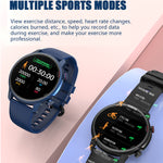1.32'' Smart Watch Heart Rate Blood Pressure Tracker with Music Control Multiple Sports Modes