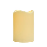 Flameless Candles Led Tea Light with Automatic Timing Function Fake Candle in Ivory Wave Open