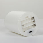 Flameless Candles Led Tea Light with Automatic Timing Function Fake Candle in Ivory Wave Open