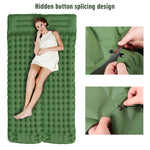 Camping Air Sleeping Pad Mat Foot Press Inflatable Lightweight Backpacking Pad 200 x 69 x 10 cm