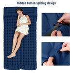 Camping Air Sleeping Pad Mat Foot Press Inflatable Lightweight Backpacking Pad 200 x 69 x 10 cm