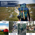 Camping Air Sleeping Pad Mat Foot Press Inflatable Lightweight Backpacking Pad 200 x 69 x 10 cm