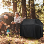 BBQ Cover Heavy Duty Waterproof Outdoor Barbecue Grill Cover Fade Rip Resistant 600D Oxford Fabric for Most Brands Of Grill