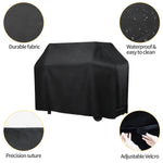 BBQ Cover Heavy Duty Waterproof Outdoor Barbecue Grill Cover Fade Rip Resistant 600D Oxford Fabric for Most Brands Of Grill