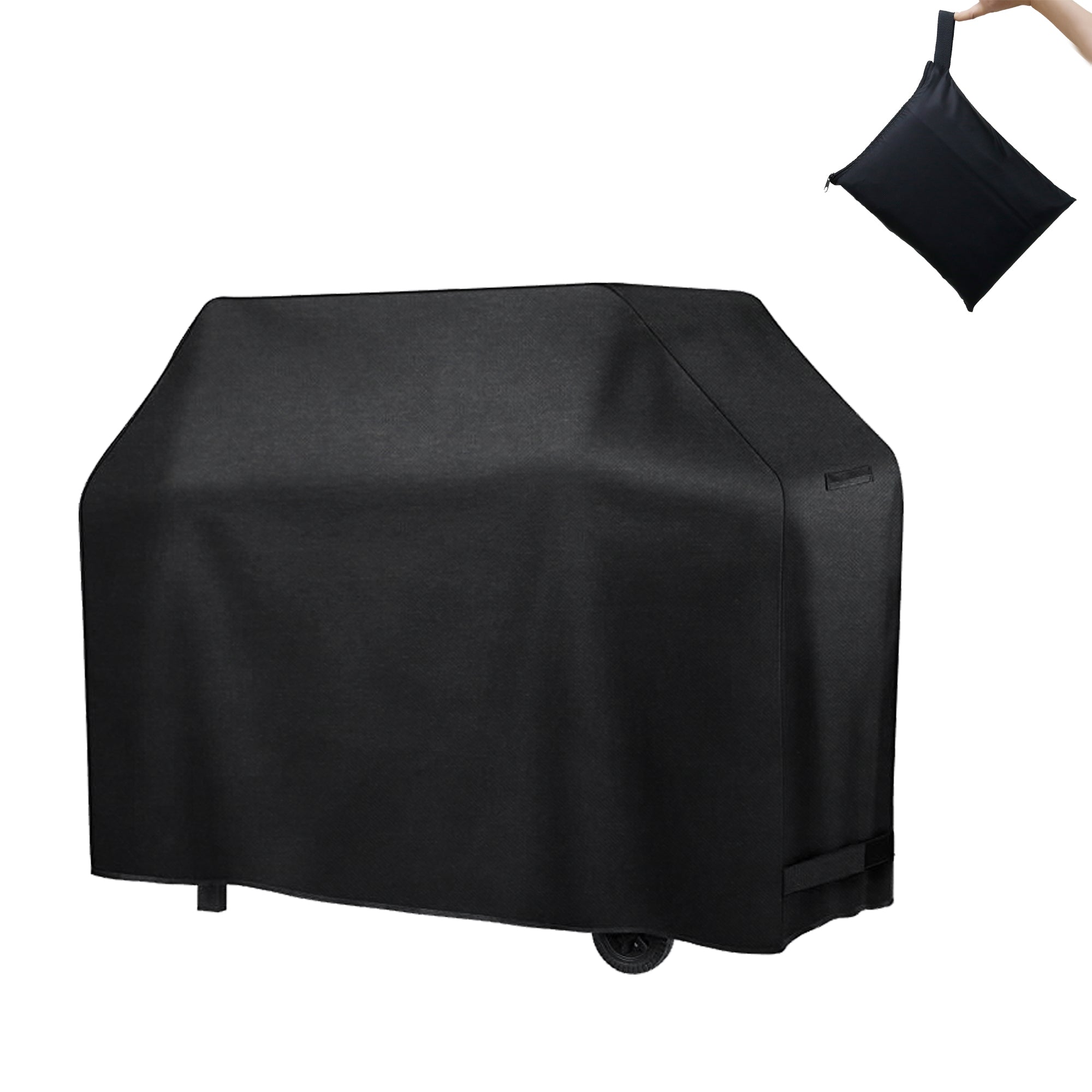 BBQ Cover Heavy Duty Waterproof Outdoor Barbecue Grill Cover Fade Rip Resistant 600D Oxford Fabric for Most Brands Of Grill