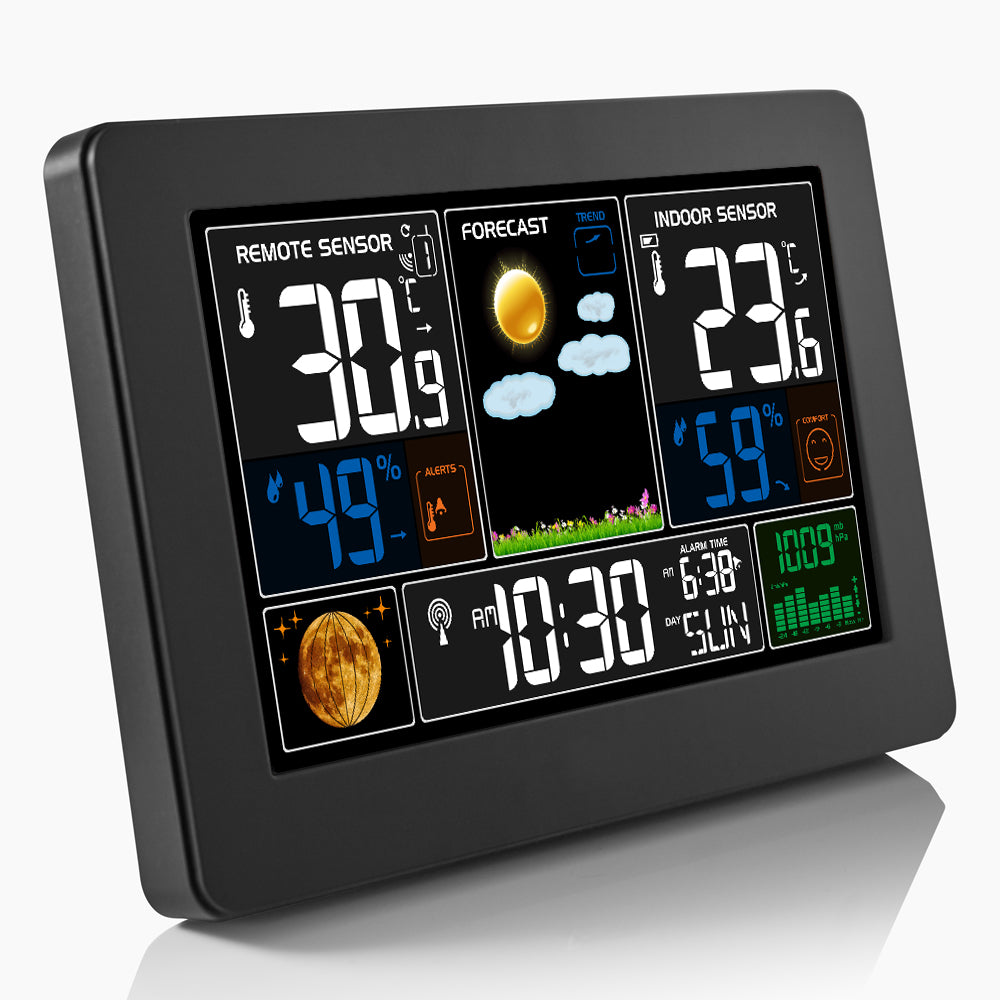 Indoor Hygrometer Thermometer with 3 Outdoor Sensor Digital Humidity with Weather Forecast