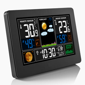 Indoor Hygrometer Thermometer with 3 Outdoor Sensor Digital Humidity with Weather Forecast