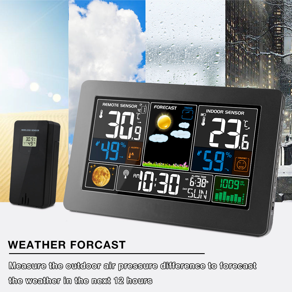 Indoor Hygrometer Thermometer with 3 Outdoor Sensor Digital Humidity with Weather Forecast
